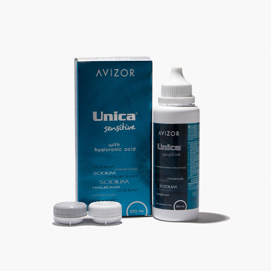 Раствор для контактных линз AVIZOR UNICA SENSITIVE 100 ml-Фото-1
