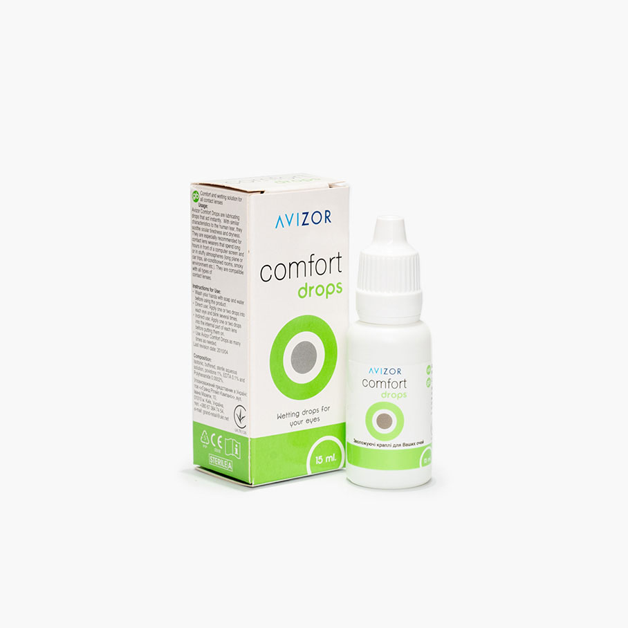 Краплі AVIZOR COMFORT DROPS 15ml-Фото-1 https://opticaluxor.ua