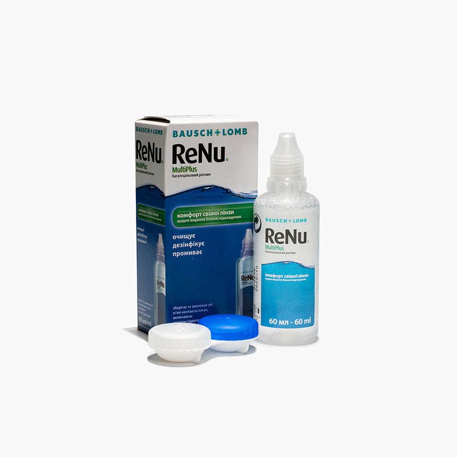 Раствор для контактных линз BAUSCH & LOMB RENU MULTIPLUS 60 ml