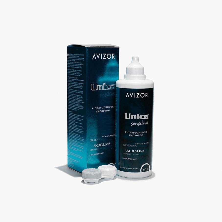 Раствор для контактных линз AVIZOR UNICA SENSITIVE 350 ml-Фото-1