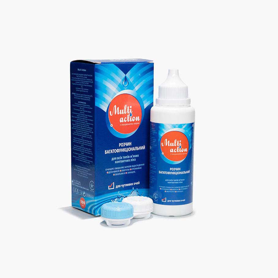 Раствор для контактных линз MULTI ACTION 100 ml