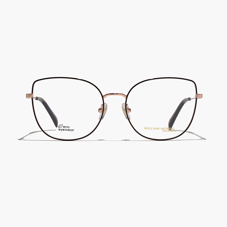 Оправа оптична William Morris BRIDGET С3 BLACK/ROSE GOLD 54/17-Фото-0 https://opticaluxor.ua