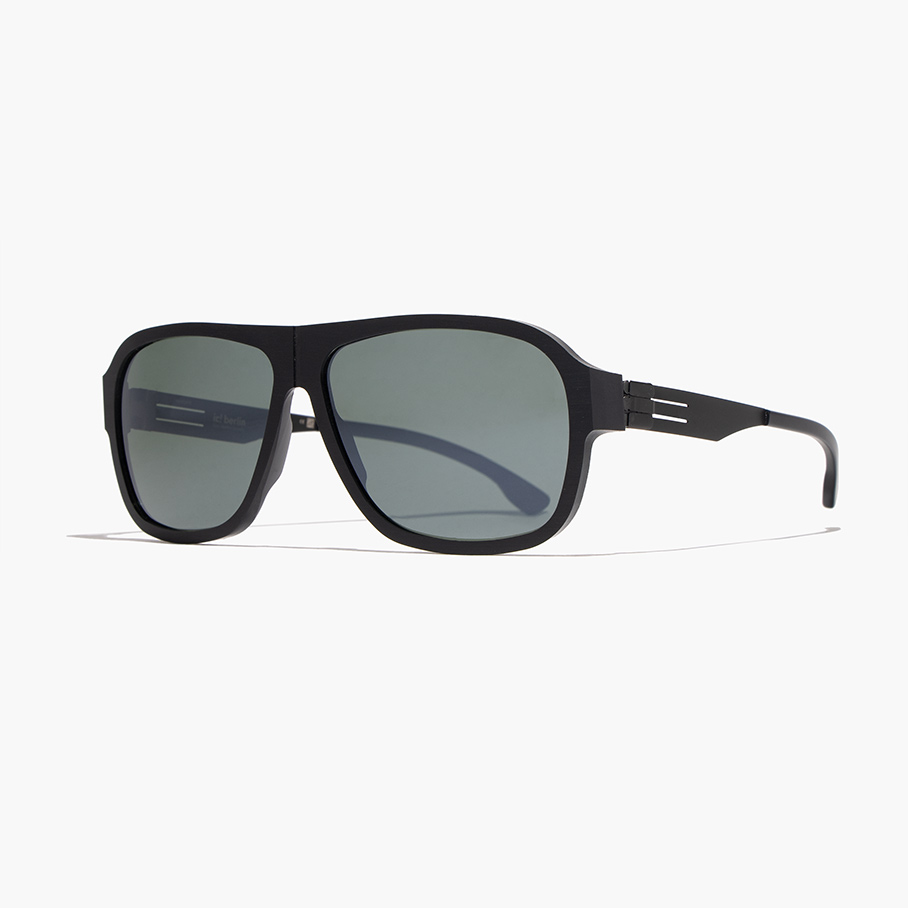 Сонцезахисні окуляри IC! BERLIN IC POWER LAW Black-Rough Green Polarized-Фото-2