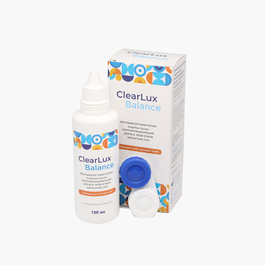 Раствор для контактных линз КліарЛюкс Баланс 100 мл (ClearLux Balance 100 ml)