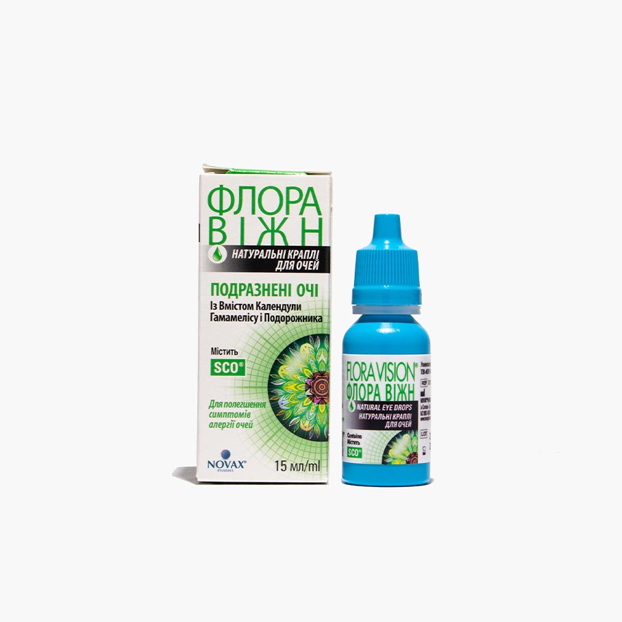 Краплі Флора Віжн Подразнені очі 15 мл-Фото-0 https://opticaluxor.ua
