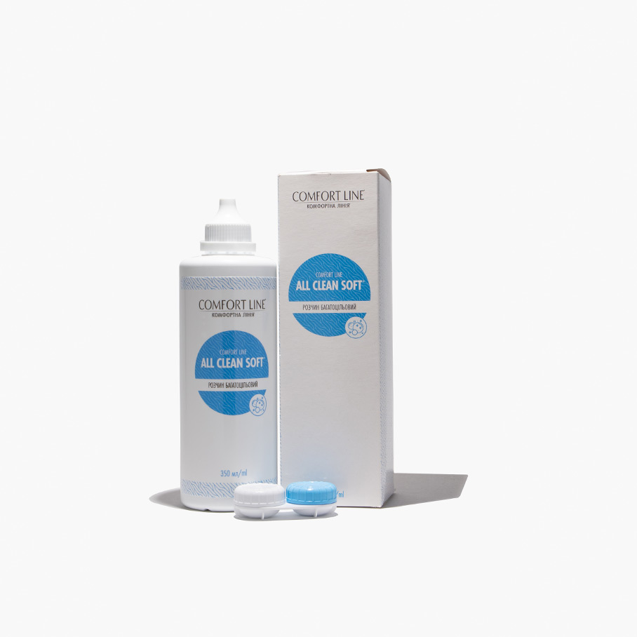 Раствор для контактных линз Comfort Line All Clean Soft 350 ml