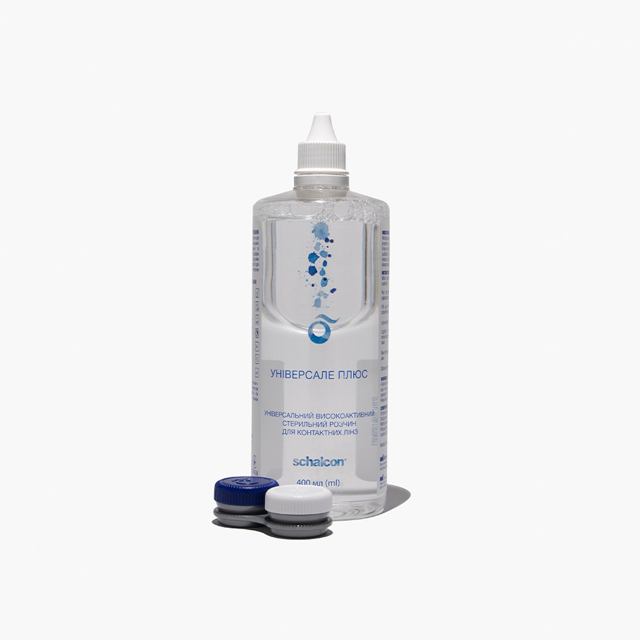 Раствор для контактных линз УНІВЕРСАЛЕ ПЛЮС 400 ml-Фото-1