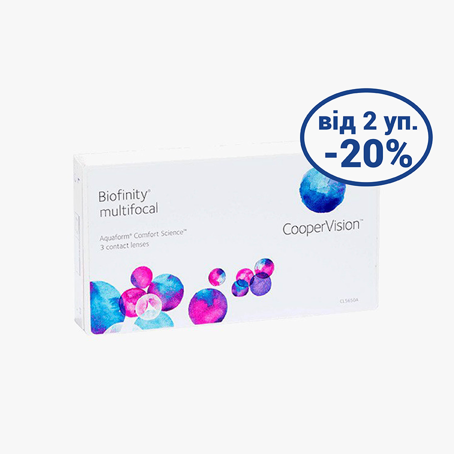 BIOFINITY MULTIFOCAL Контактні лінзи мультифокальні-Фото-1