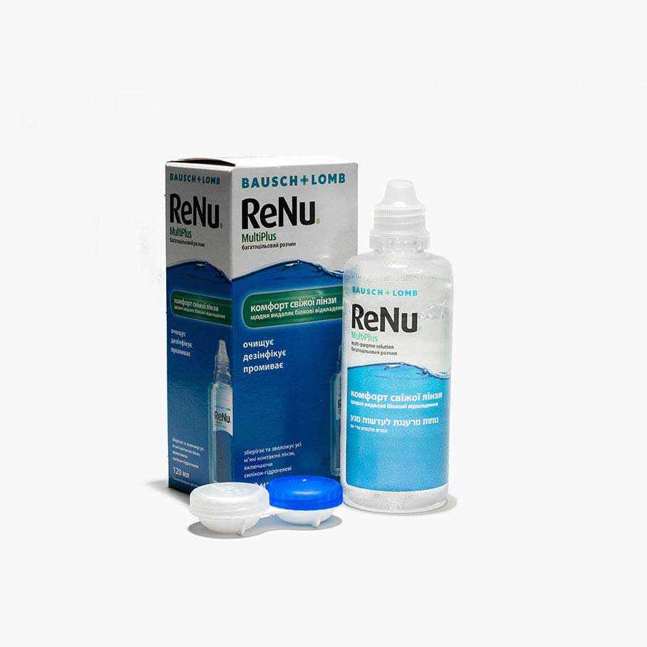 Розчин для контактних лінз BAUSCH & LOMB RENU MULTIPLUS 120 ml
