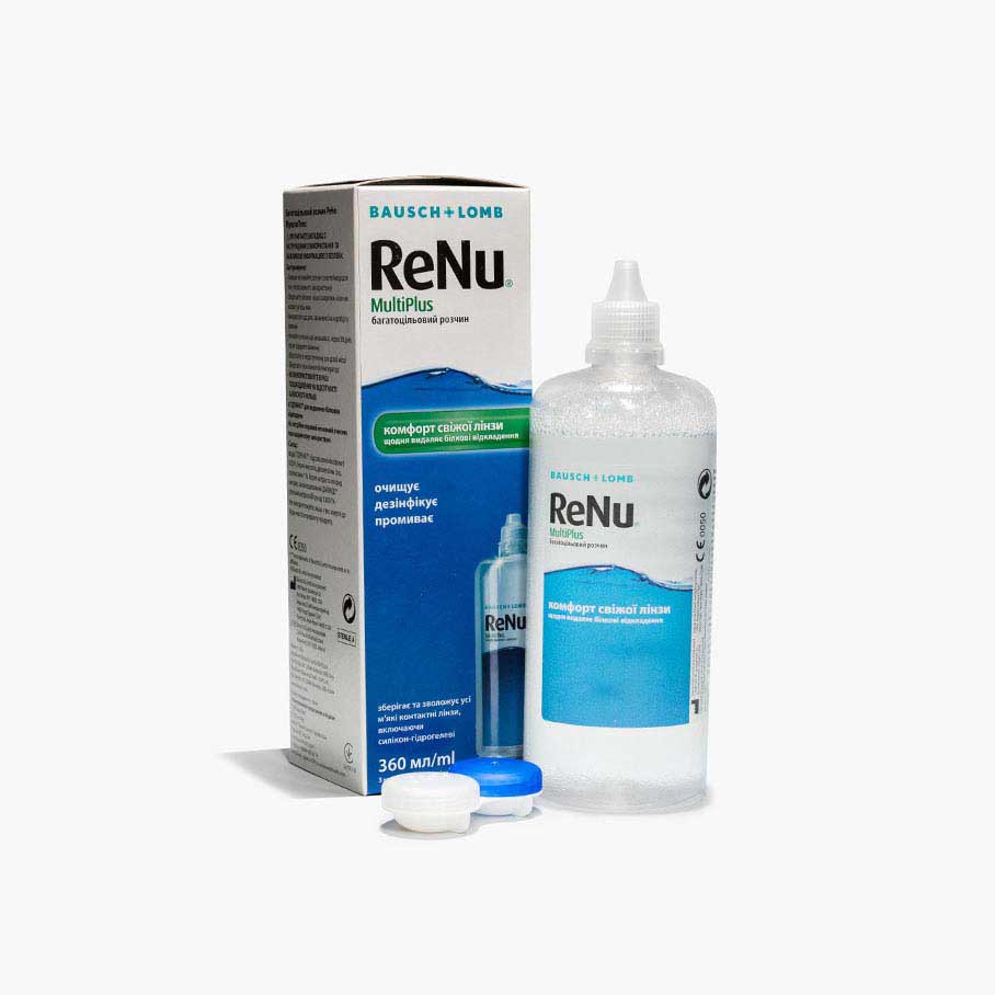 Розчин для контактних лінз BAUSCH & LOMB RENU MULTIPLUS 360 ml
