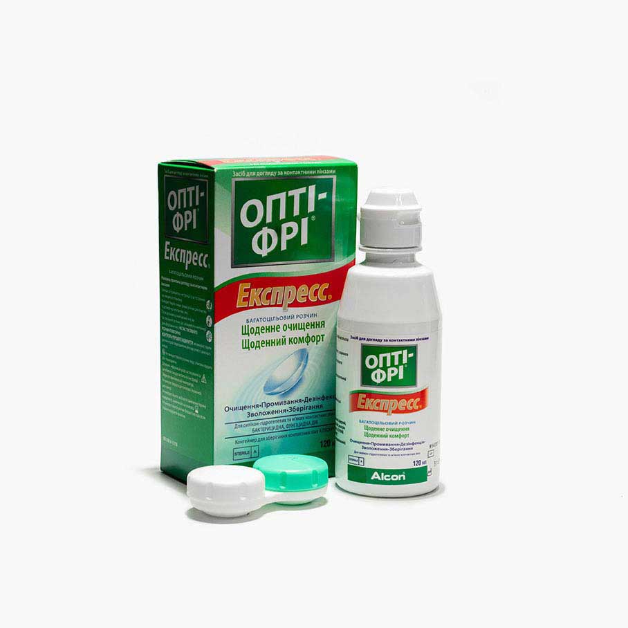 Розчин для контактних лінз ALCON OPTI-FREE EXPRESS 120 ml-Фото-5 https://opticaluxor.ua