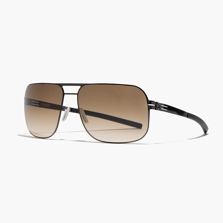 Сонцезахисні окуляри IC! BERLIN F10 WANSEE GUN-METAL BROWN gradient-Фото-2