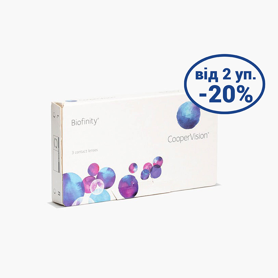 BIOFINITY Контактні лінзи місячні