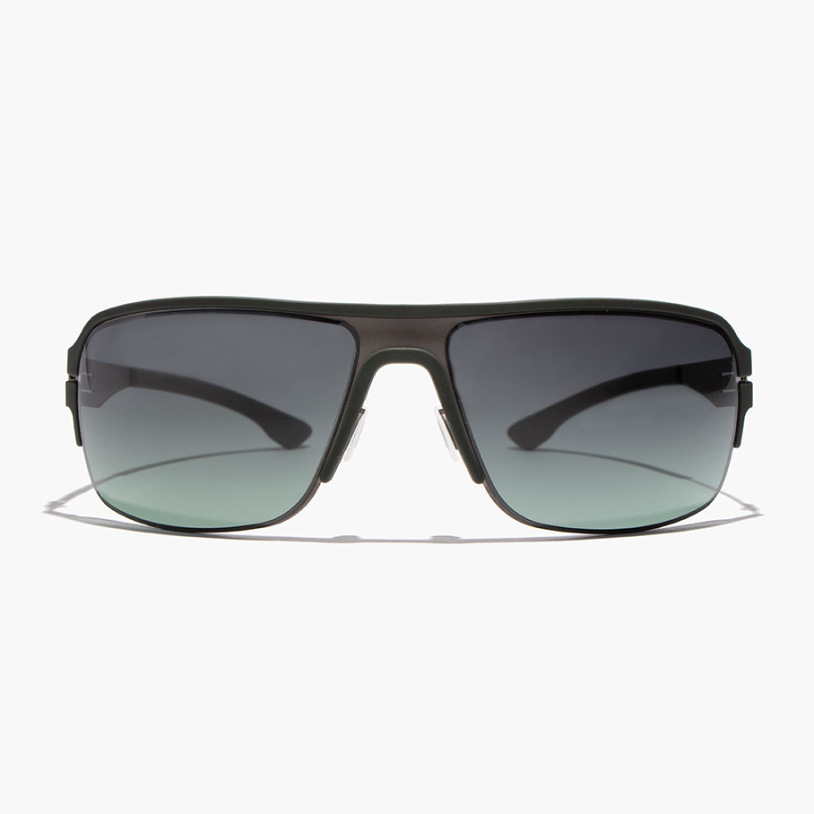 Сонцезахисні окуляри IC! BERLIN Runway Dark-Green/Graphite black to green-Фото-1