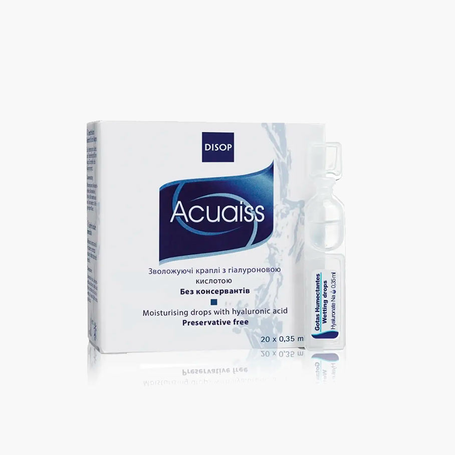 Краплі DISOP Aсuaiss Drops Monodoses 20х0.35 мл-Фото-1 https://opticaluxor.ua