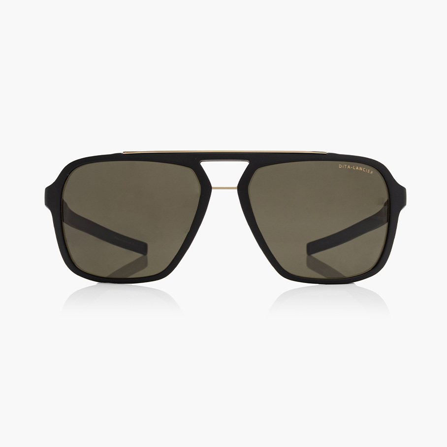 Солнцезащитные очки DITA Lancier DLS415-A-01 Matte Black - Gold Sand-Фото-1