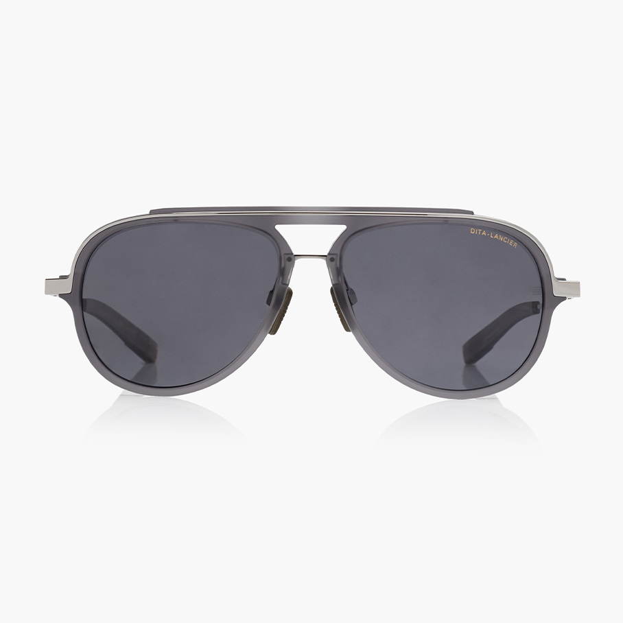 Солнцезащитные очки DITA Lancier DLS406-A-02-A Matte Crystal Grey - Black-Фото-1