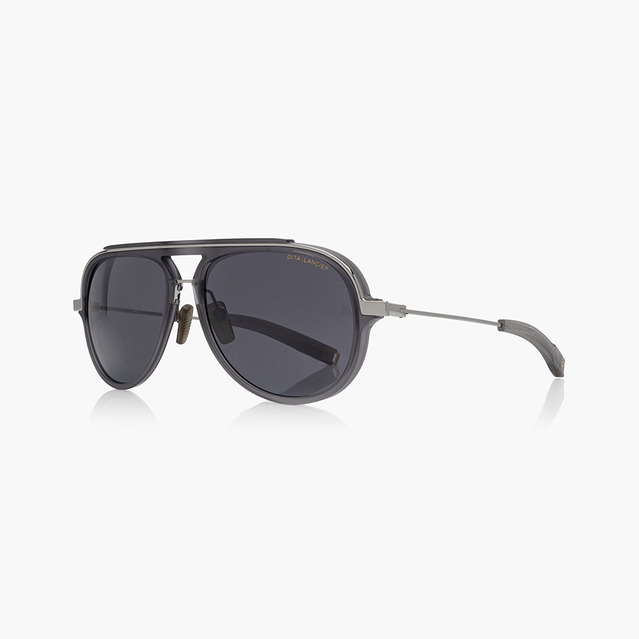 Солнцезащитные очки DITA Lancier DLS406-A-02-A Matte Crystal Grey - Black-Фото-2