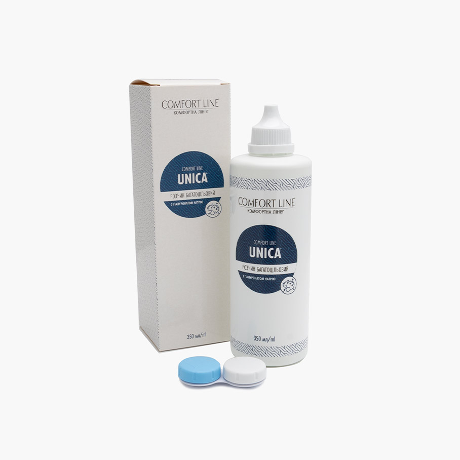 Розчин для контактних лінз COMFORT LINE UNICA 350 ml-Фото-1 https://opticaluxor.ua