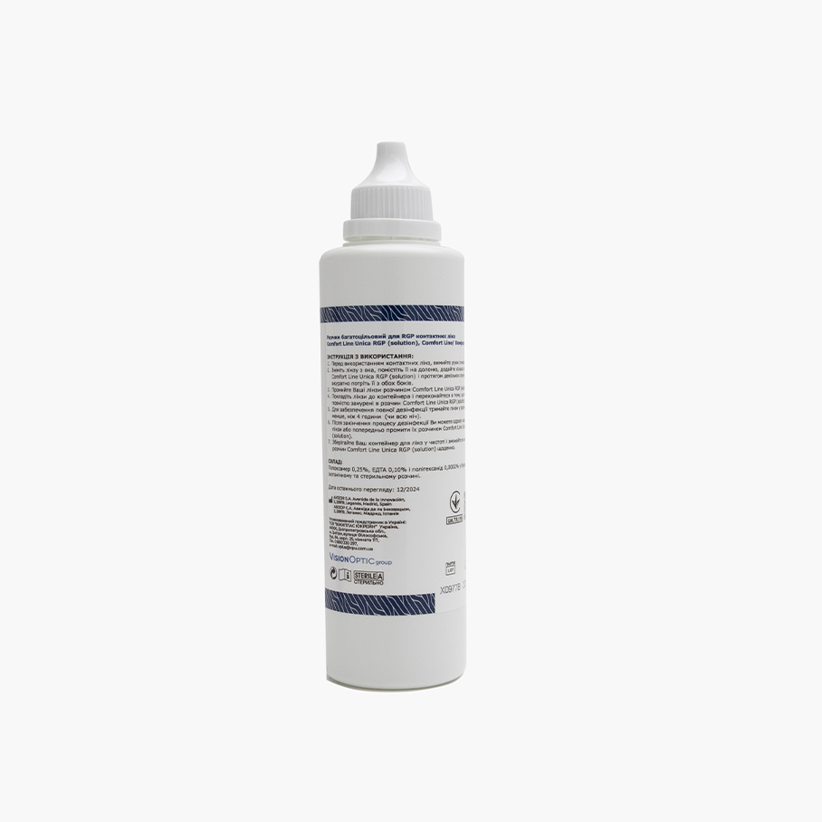 Раствор для контактных линз Comfort Line Unica RGP 240 ml-Фото-2